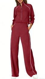 Cozy Half Zip Jumpsuit