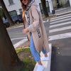Oversized Hooded Sweatshirt Coat