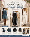 Relaxed Fit Denim Overalls