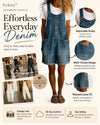 Relaxed Fit Denim Overalls