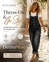 Relaxed Fit Denim Overalls