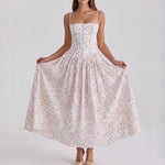 Floral Corset Maxi Dress
