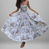 Floral Corset Maxi Dress