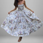 Floral Corset Maxi Dress