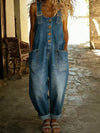 Relaxed Fit Denim Overalls