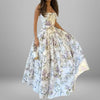 Floral Corset Maxi Dress