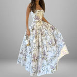 Floral Corset Maxi Dress