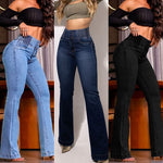 Retro High-Rise Flare Jeans