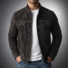 Vintage Suede Utility Jacket