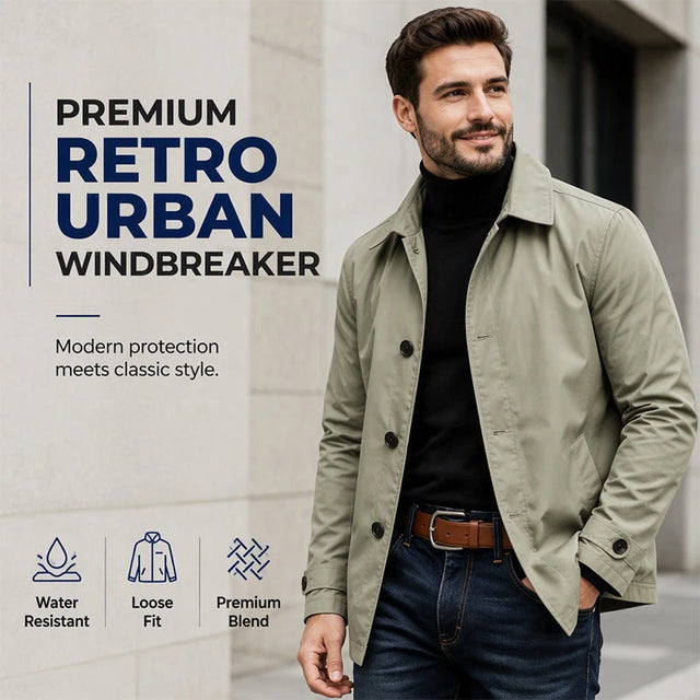 Waterproof Mid-Length Trench Coat