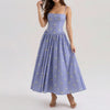 Floral Corset Maxi Dress