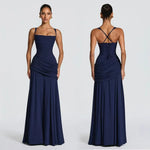 Yellow Ruched Maxi Dress