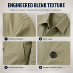 Waterproof Mid-Length Trench Coat