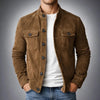Vintage Suede Utility Jacket