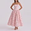 Floral Corset Maxi Dress
